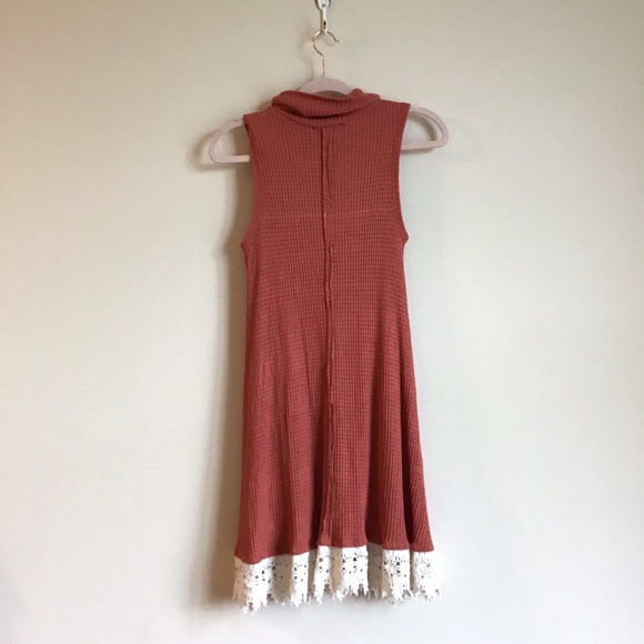 Altar’d State waffle print a-line sleeveless dress - Picture 6 of 7